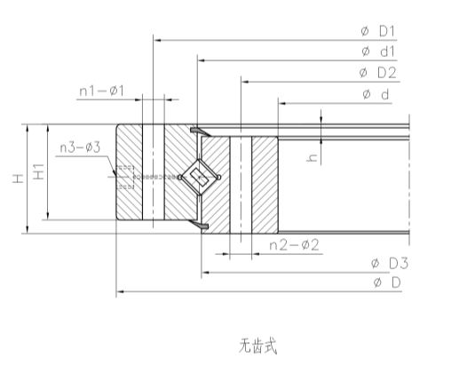 轉(zhuǎn)盤交叉無齒式